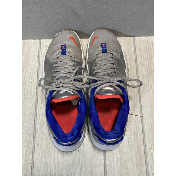 Nike Air PG 5 13 Metallic Silver Paul George Sneakers Size 12 Shoes #CW3143-005 main image 5